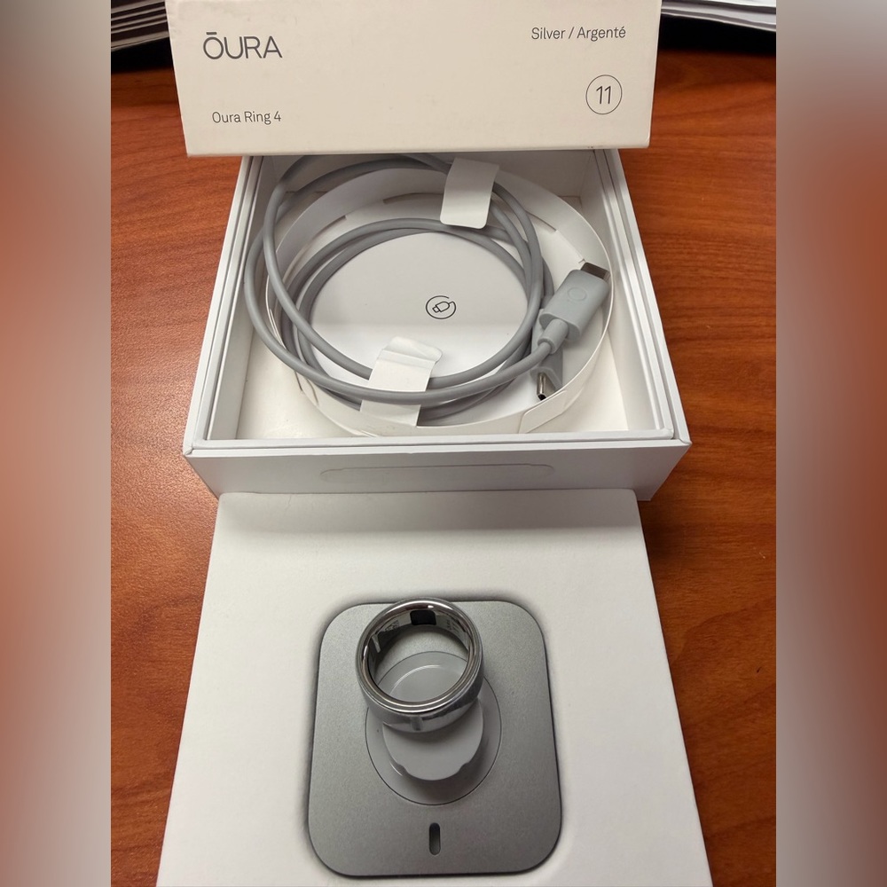 Oura Silver Health Ring 4